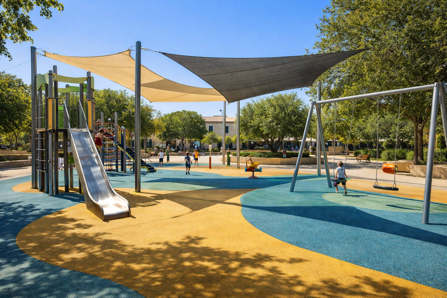 Am&eacute;nagement des aires de jeux : s&eacute;curit&eacute;, usage et durabilit&eacute;